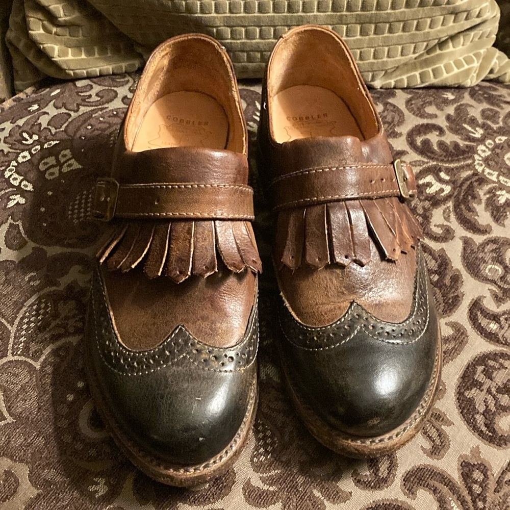 Bed Stu Dolly Tuxedo Cobbler Oxford Slip On Size 6